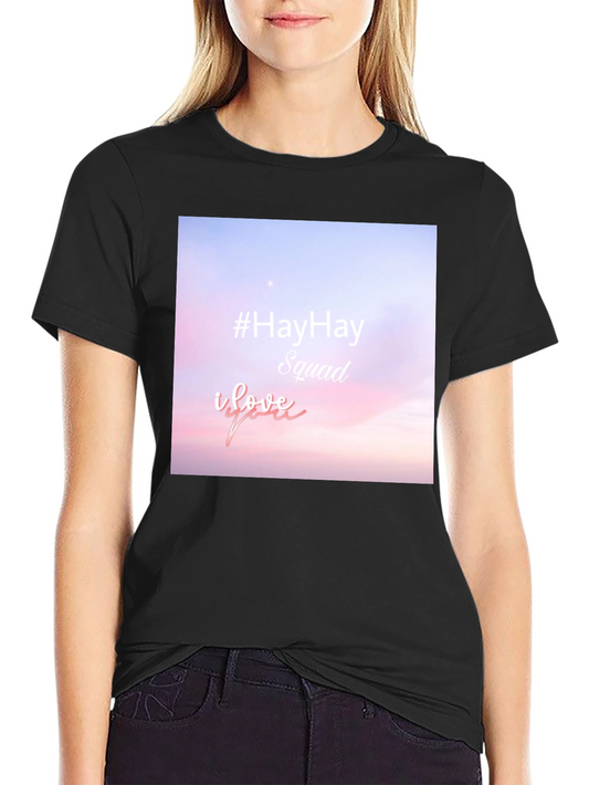 #HayHay Squad Graphic Tee - Trendy Comfort