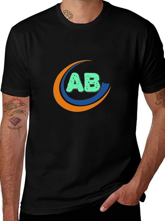 AB Logo Graphic Black T-Shirt